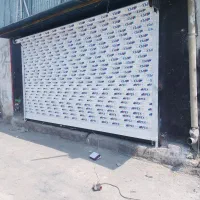 کرکره برقی جک پارکینگی درب شیشه‌ای اتوماتیک