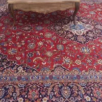 یک جفت فرش ۱۲ متری دستباف کارکرده کاشان