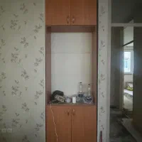 کمد دیواری دکور بوفه شیشه دودی|کتابخانه، شلف، قفسه‌های دیواری|تبریز, |دیوار