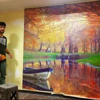 نصاب کاغذ دیواری و پوستر سه بُعدی|خدمات پیشه و مهارت|تهران, ایرانشهر|دیوار