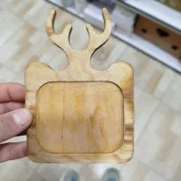 زیر لیوانی چوبی