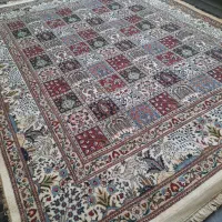 قالی دستباف خشتی نو بسیارزیبا به ابعاد۲در۲و۵۰|فرش|قم, زنبیل آباد|دیوار