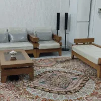 مبل ال ۸ نفره با میز ناهار خوری ۶ نفره|مبلمان خانگی و میز عسلی|تهران, باشگاه نفت|دیوار