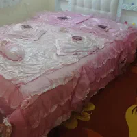 رو تختی ترک مروارید دوزی و تابلو
