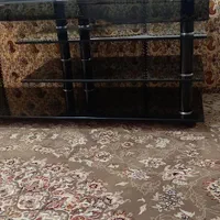 میز تلویزیون  شیشه ای  سالم  طول ۱۲۰|میز تلویزیون|سنندج, |دیوار