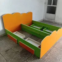 تخت دونفره دوتخت کوچیک کشودار|تخت و سرویس خواب|تهران, مدائن|دیوار