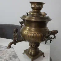 سماور ذغالی برنجی|سماور، چایساز، قهوهساز|قدس, شهرقدس|دیوار