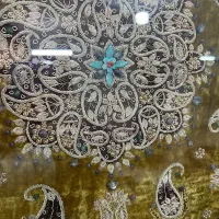 تابلو فرش قاجاری جواهر نشان|کلکسیون اشیاء عتیقه|مشهد, آزادشهر|دیوار