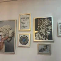 تابلو پنج تیکه به همراه یک تابلو بزرگ