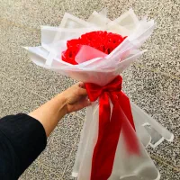 گل روبانی/بوکت پروانه/کادو زیبا و خوشکل|گل مصنوعی|رشت, یخسازی|دیوار