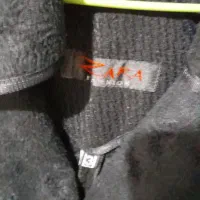 پالتو مشکی zara ونیم بوت سگکدار زنانه مشکی|لباس|باقرشهر, |دیوار