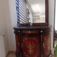 آینه کنسول چوب راش