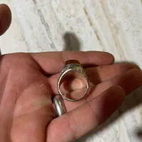 انگشتر عقیق یمن پشت بسته