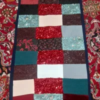 تکه دوزی|سرویس روتختی|شیروان (خراسان), |دیوار