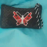 کیف پول منجوق دوزی قدیمی کاردست