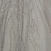 لباس عروس ساتن بهمراه تاج