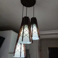 لوستر سه شاخه|لوستر و چراغ آویز|رشت, پاستوریزه|دیوار