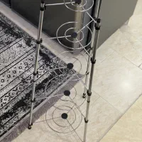 استند قابلمه ۵ طبقه تمام استیل سنگین نو نو|آب‌چکان و نظم‌دهنده ظروف|محمدیه-قزوین, |دیوار