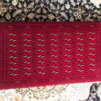 پشتی ترکمنی هشت گل