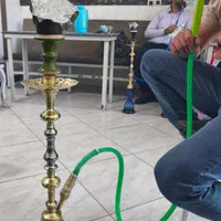 قلیان برگ با شیلنگ مخصوص چرم با سر استخوان|کلکسیون و سرگرمی|کرج, گلشهر|دیوار
