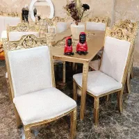 دو سرویس ناهارخوری 8 نفره تمام چوب راش|میز و صندلی غذاخوری|تهران, جوادیه تهرانپارس|دیوار