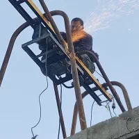 اجرای کر گیری و کاشت میله گرد