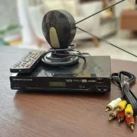 گیرنده دیجیتال با آنتن و کلیه لوازم
