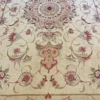 جفت فرش دستباف تبریز گل ابریشم زرع و نیم|فرش|تهران, قیطریه|دیوار