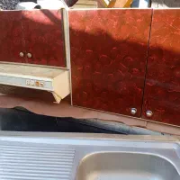 ۶ متر کابینت آشپزخانه بسیار تمیز با هود و سینک|مصالح و تجهیزات ساختمان|کرمان, |دیوار