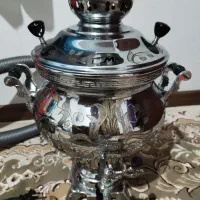 سماور گازی استیل در حد نو