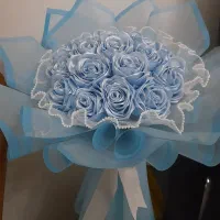 گل رز روبانی|گل مصنوعی|بجنورد, |دیوار