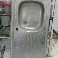 کابینت فلزی همراه سینک وهود|آب‌چکان و نظم‌دهنده ظروف|آشخانه, |دیوار