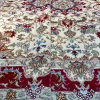 فرش دستباف جفت ۶ متری کرم طرح تبریز دستبافت|فرش|تهران, مولوی|دیوار