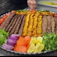 تهیه غذا چلوکباب مرغی ، کباب کوبیده مرغ اقتصادی