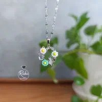 گردنبند های نگین دار رنگ ثابت