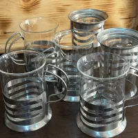 استکان و لیوان طرح نگاره استیل