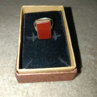 انگشتر عقیق سه گوش