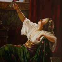 نقاشی رنگ روغن(عکس مورد نظر شما )