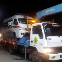 جرثقیل خاور امداد خودرو دکل بلند طرقبه شاندیز