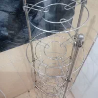 پایه قابلمه ۶ طبقه استیل|آب‌چکان و نظم‌دهنده ظروف|گرگان, |دیوار