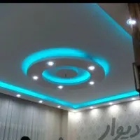 اجرای کناف پی وی سی وتایل شبکه ونقاشی|خدمات پیشه و مهارت|سقز, |دیوار