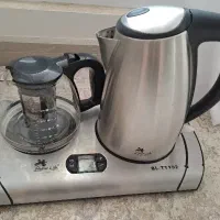 کتری برقی همراه با قوری، چای ساز