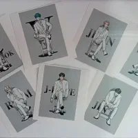 7 عکس کارتونی بی تی اس