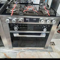 اجاق گاز طرح فر موزیکال وصفحه شیشه ای