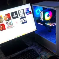 کیس گیمینگ نسل 12 نو،گرافیک 3060Ti،مانیتور 24 اینچ