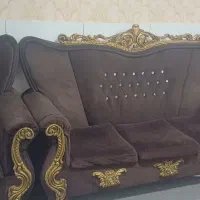 مبل ۷ نفره نیم استیل|مبلمان خانگی و میز عسلی|قم, شاه ابراهیم|دیوار