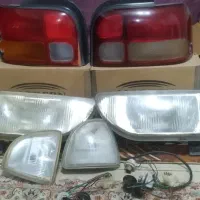 چراغ خطر وچراغ جلو پراید