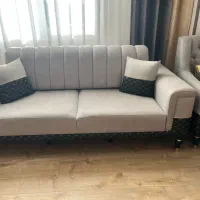 مبل تختخوابشو و میز ناهار خوری 6نفره