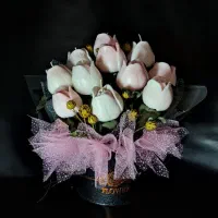 شمع و دسته گل ربانی|صنایع دستی و سایر لوازم تزئینی|قم, هفت تیر|دیوار