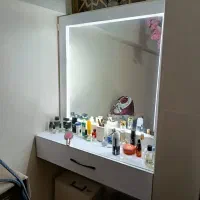 میز دراور آینه و کشو مخفی چراغ دار.جهت عروس|مبلمان خانگی و میز عسلی|مشهد, بهشت|دیوار